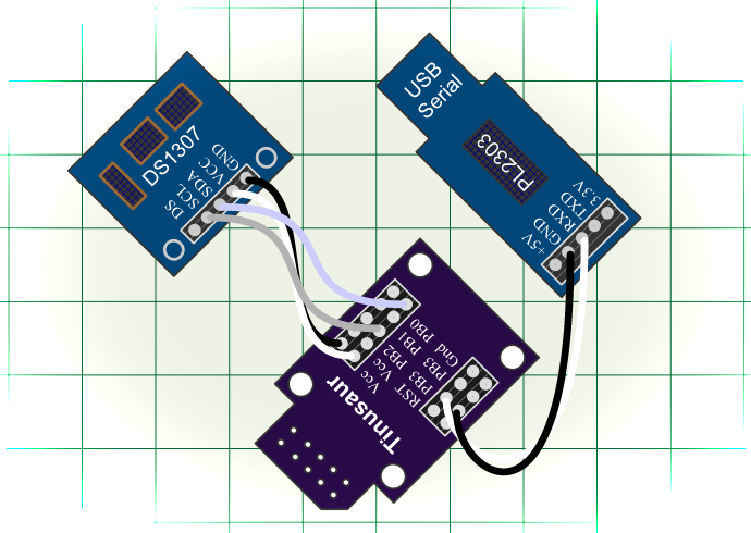 DS1307 Serial Real-Time Clock USITWIX Tinusaur.